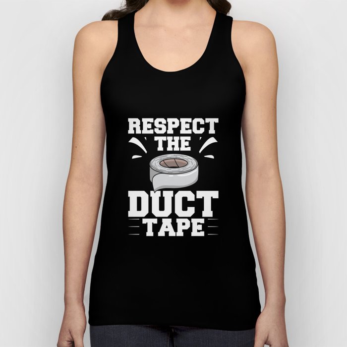 Duct Tape Roll Duck Taping Crafts Gaffa Tape Tank Top