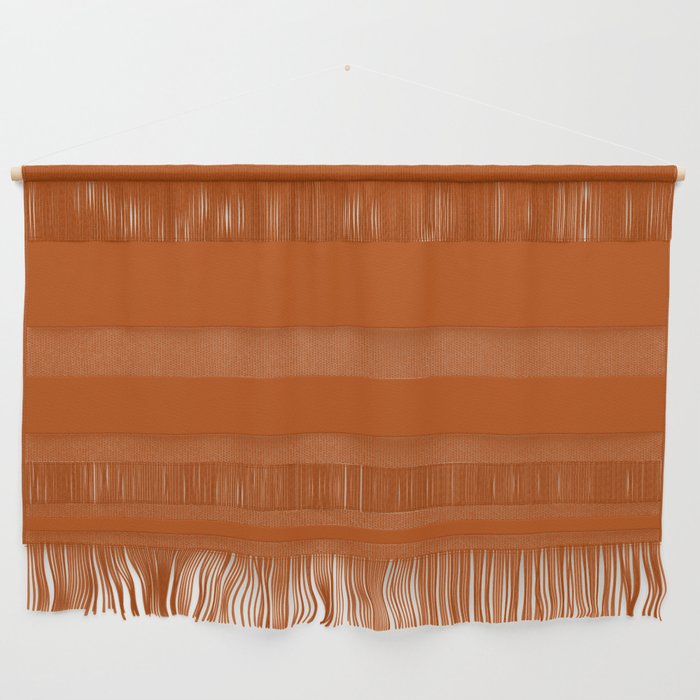 Colors of Autumn Terracotta Orange Brown Single Solid Color - Accent All One Shade Hue Colour Wall Hanging
