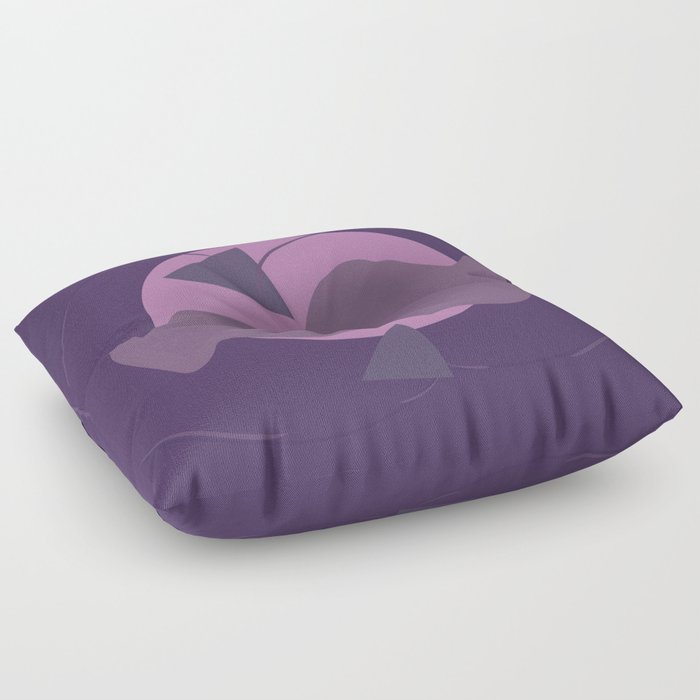 Purple World Floor Pillow