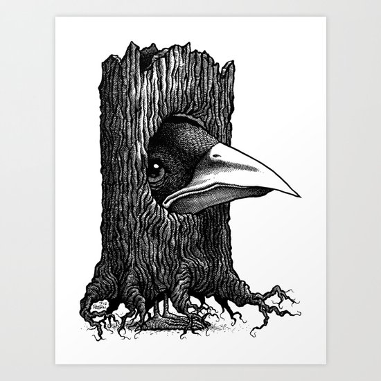 Benny Gets Stumped Art Print