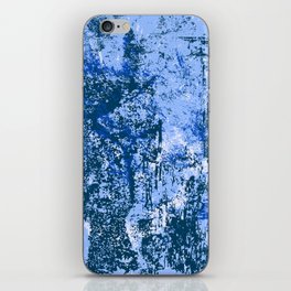 Abstract Dark Blue and Light Blue Background. iPhone Skin