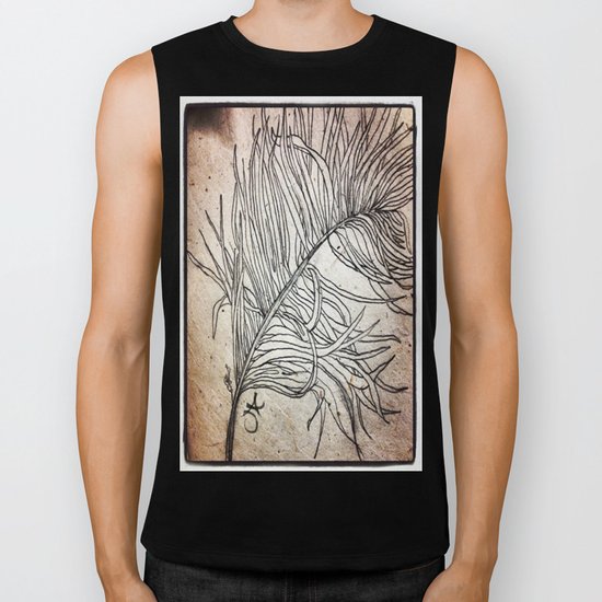 Palm Flower on Earth Day Biker Tank