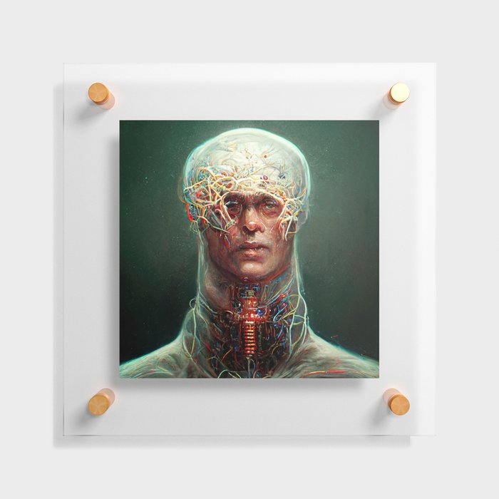 Cybernetic God Floating Acrylic Print