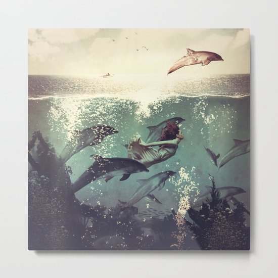 My favourite morning race Metal Print