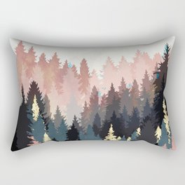 Spring Forest Light Rectangular Pillow