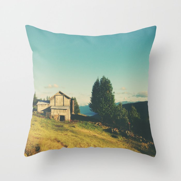 Norwegian Barn Throw Pillow