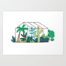greenhouse Art Print
