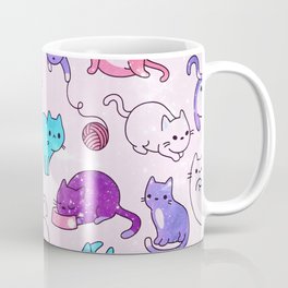 Space Cats Pattern Mug