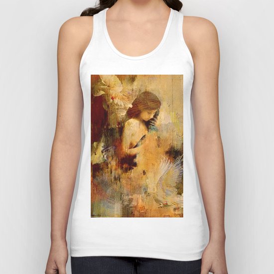 The message of Marie de Magdala Unisex Tank Top