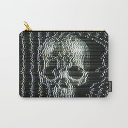 Analogue Glitch Jawless Skull Carry-All Pouch