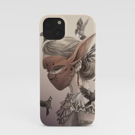 hare and sparrow Full colour  iPhone Case