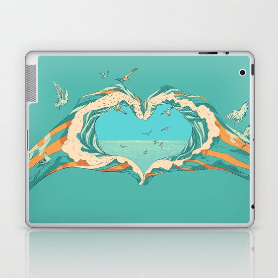 My Heart & The sea Laptop & iPad Skin
