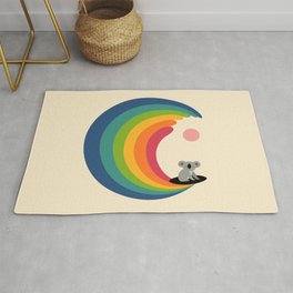 Dream Surfer Rug | Vector, Illustration, Children, Digital, Dreams, Cute, Graphicdesign, Kids, Curated, Surf 