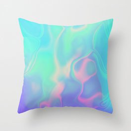 Rainbow Sea Throw Pillow
