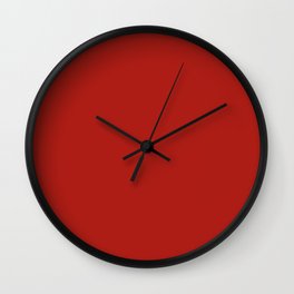VINTAGE BARN RED Wall Clock