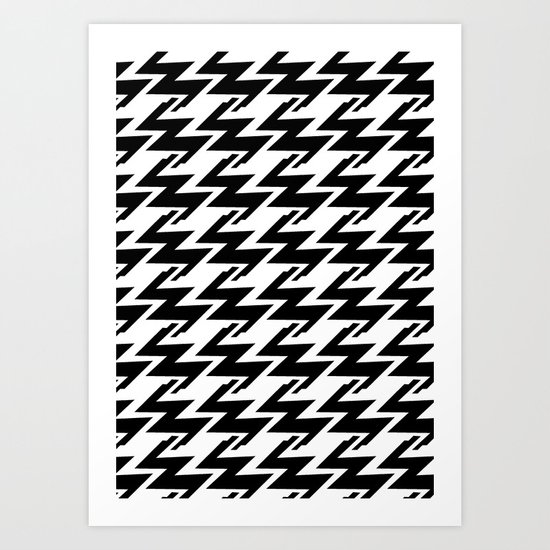ZIGZAG Art Print