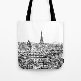 Paris INK ART Tote Bag