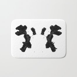 Rorschach Inkblot 02 Bath Mat