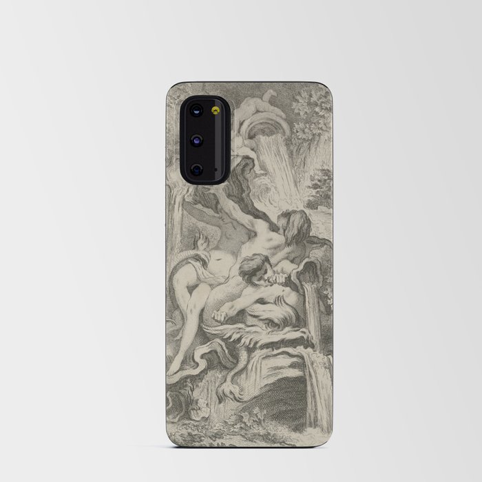 Leviathan the great serpent vintage etching Android Card Case