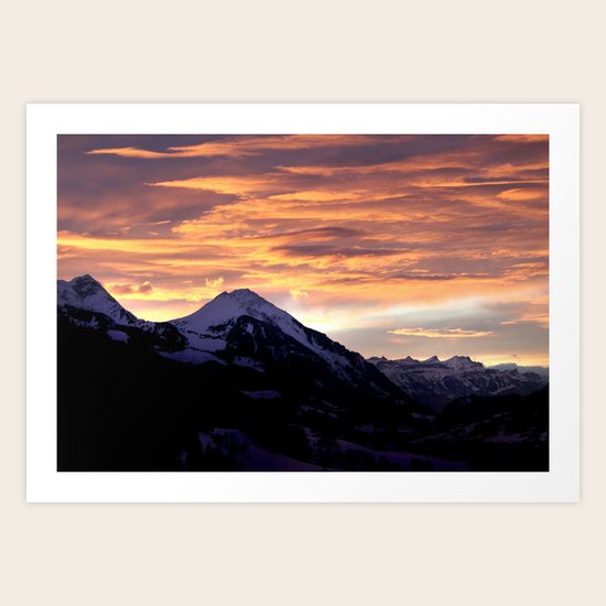 Sky Fire Art Print