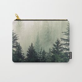 Foggy Pine Trees Carry-All Pouch