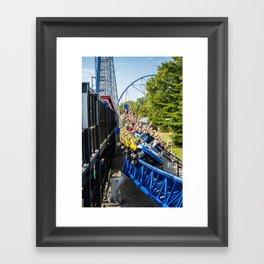 Cedar Point Millennium Force Roller Coaster 2021 Framed Art Print