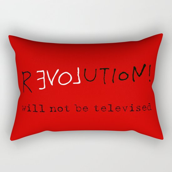 re-love-ution Rectangular Pillow