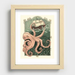 The Kraken Recessed Framed Print
