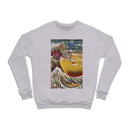 Great Waves Stained Glass Crewneck Sweatshirt