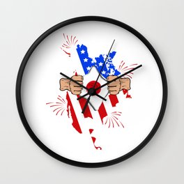 Japan Blood Inside - American Japanese Flag Pride Dna Wall Clock | American, 4Th, Dna, Japanese, Citizen, Proud, Graphicdesign, Gift, Usa 