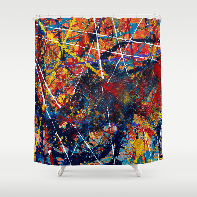 Pure Action Painting 4 Shower Curtain By Errecampana Society6