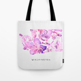 Washington State Rhododendron Tote Bag