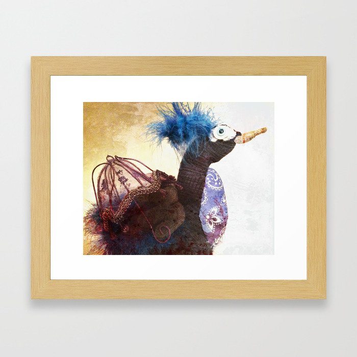 peacock  Framed Art Print