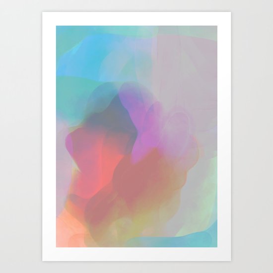 watercolor paint Art Print