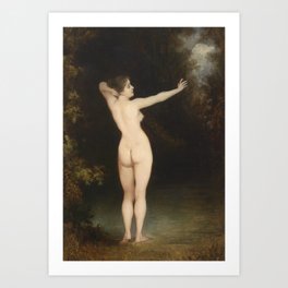 Standing Nude by Carl Schweninger the Younger Art Print