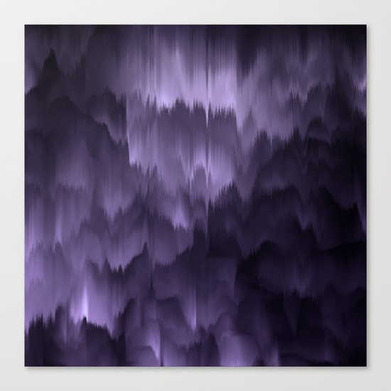 Purple and black. Abstract. Canvas Print
