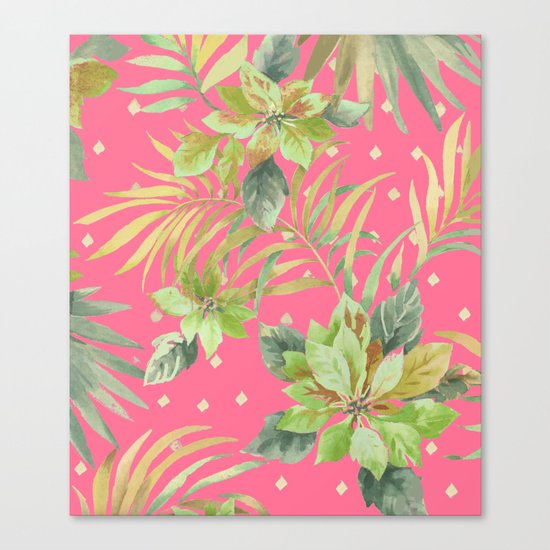 tropical summer warm Canvas Print