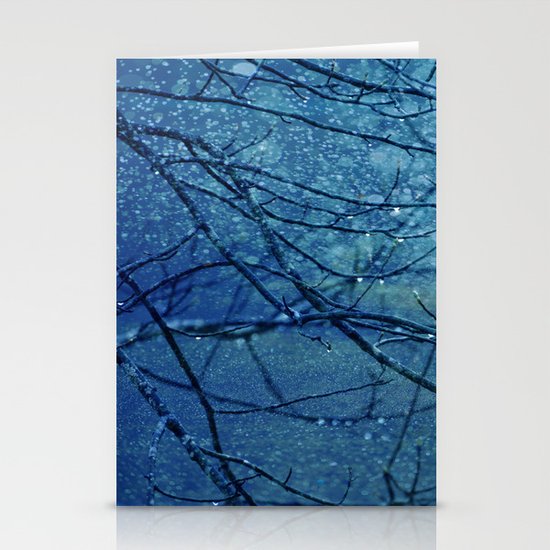 Rainy Day Blues Stationery Cards