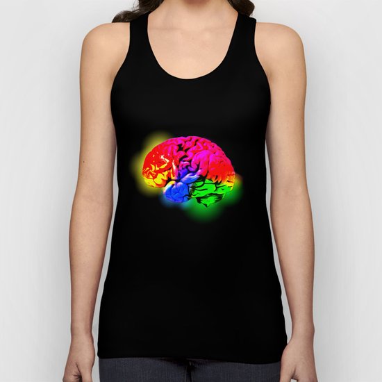 BRAIN SATURATE Unisex Tank Top