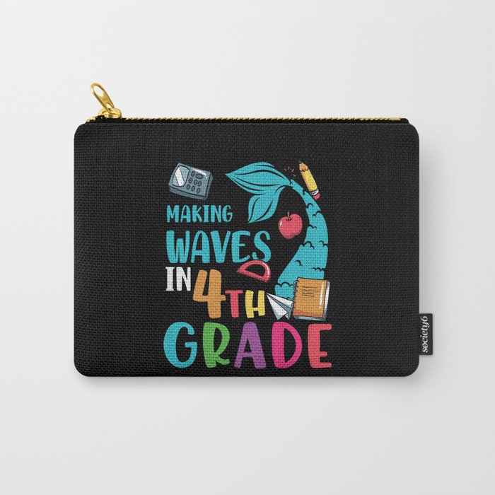 Making Waves In 4th Grade Mermaid Carry-All Pouch