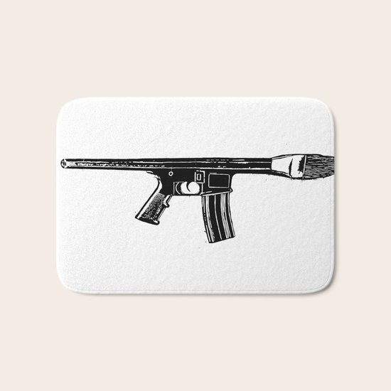 Art War Bath Mat