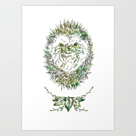 Little Hadgehog Art Print