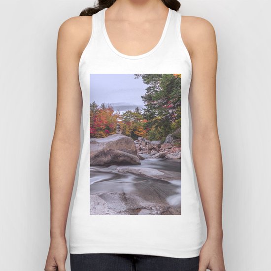 mountain stream Unisex Tank Top
