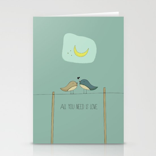 All You Need Is Love Stationery Cards