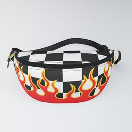 Checkered Red Flame Fanny Pack | Flaming, Color, Retroflames, Hipster, Burning, Checkeredredflame, Vscogirl, Vintageflames, 2000Saesthetic, Graphicdesign 