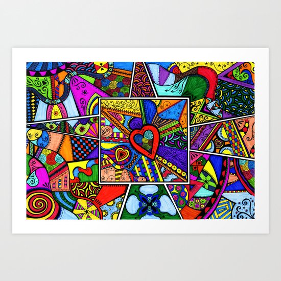 At the heart of the matter Art Print