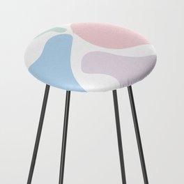 19  Abstract Shapes Pastel Background 220729 Valourine Design Counter Stool