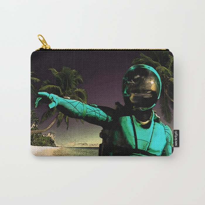 Tropical Astronaut Carry-All Pouch