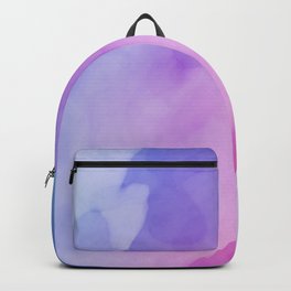 Pastel Dreams Painted Surface Colorful Watercolor Backpack