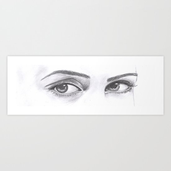 Look Into My Eyes Art Print